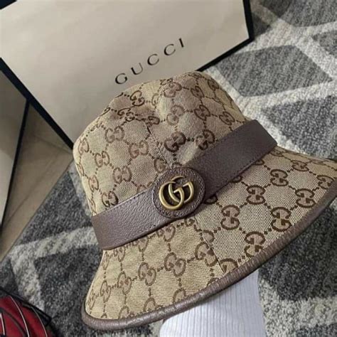 fake gucci hat price|authentic gucci bucket hat.